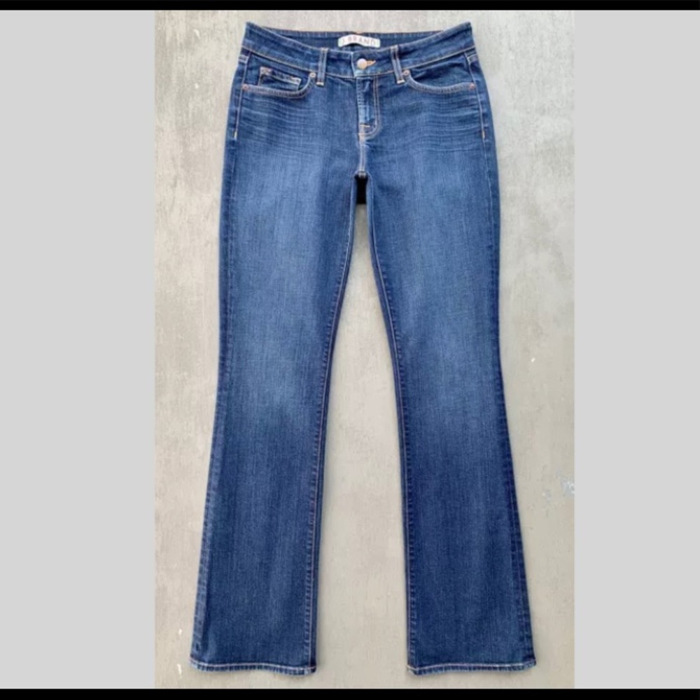 J BRAND Bombshell Distressed Dark VTG Blue Jeans